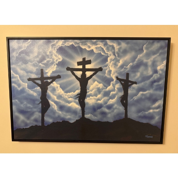 "Calvary" By Micheal Goodard-Jesus on the cross