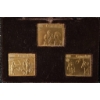 Image 1 : 1976 Montreal Olympics Commemorative Bronze Postage Stamps (Set of Three) #3