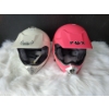 Image 1 : NEW FULMER MX Helmets - PHX Zone 3 Size L White w/ PHX Helium 2 Size S Pink