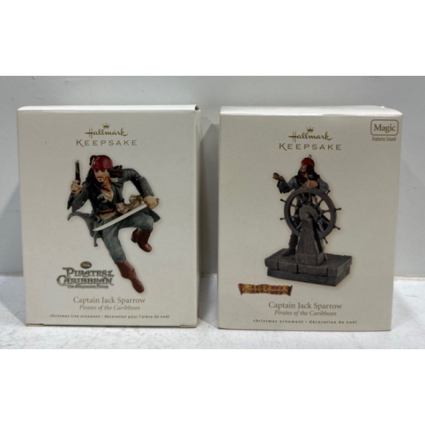 Pirates of the Caribbean- Captain Jack Sparrow Hallmark Ornaments