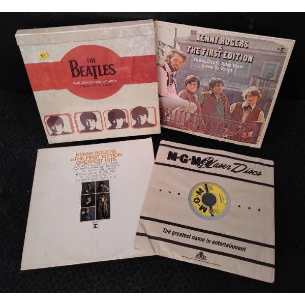 Various Records Plus New Collectable Beatles Callender 