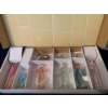 Image 1 : Glass Nativity Set New in Box - 6T 