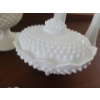 Image 3 : Fenton White Hobnail Glassware Including: Dish, Salt and Pepper Shakers and More!