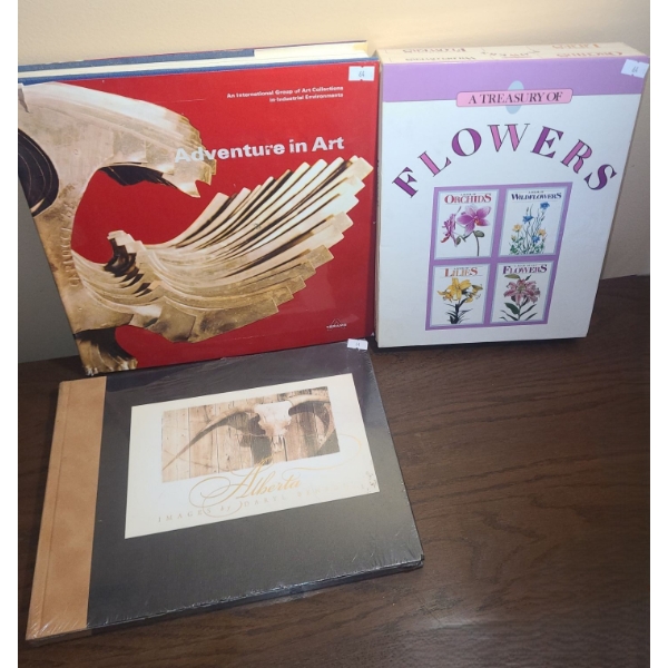 "Adventures in Art", "A Treasury of Flowers" and "Alberta Images" by Daryl Benson