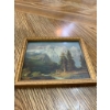 Image 7 : Rustic Wildlife Lot with Art, Bear Figurine, and Tapestry