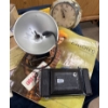 Image 2 : Vintage Items: Cobalt Glass Lamp, Camera, Eaton's Catalogue, and Ephemera