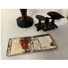 Image 3 :  Big Vindustries LTD big Valley wooden RCMP Mini scale and vintage cigarette holder with hunting dog