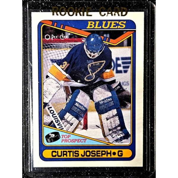 Curtis Joseph "CuJo" 1990-91 O-Pee-Chee Rookie Hockey Card