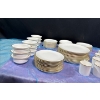 Image 2 : Wedgewood Bone China "Saturn" Placesetting Dishes - 12 Placesettings