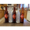 Image 1 : Collection  of clear and brown Orange crush bottles. All in good condition 