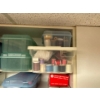 Image 2 : Shelves Of Sewing Supplies & Storage Containers.