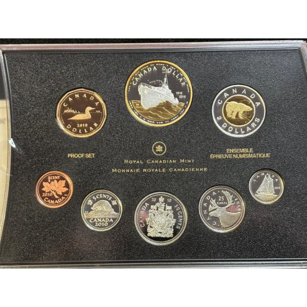 2010 The Canadian Navy, 100th Anniversary - Silver Proof Set 1.694toz