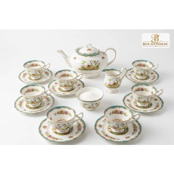 Royal Albert 'Chelsea Bird' Bone China Tea Set, England