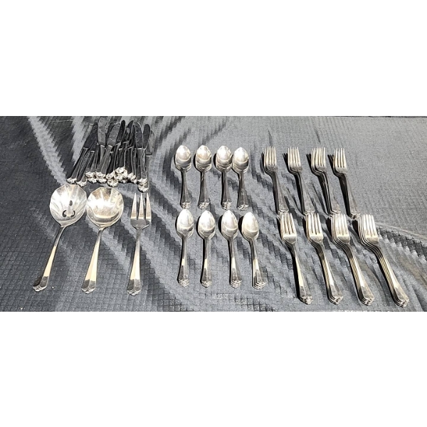 Retroneu Korea Stainless Steel Silverware, 16 Placesettings and 3 Serving