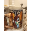 Image 4 : Six Ceramic and Stoneware Beer Steins and Tankards with Varied Designs