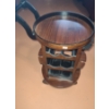 Image 1 : Wooden Wine Rack for 6 Bottles 23 T, 17 L with Handle, 13 W