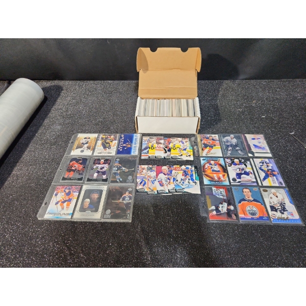 One Box Of Edmonton Oilers 1970's-2026 Era Hockey Cards With Two Sleeves #1