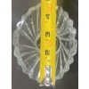 Image 5 : Three Clear Cut Glass Fan-Shaped Bowls