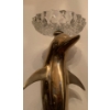 Image 3 : Mid Century Brass Ash Tray 18T Dolphin Motif