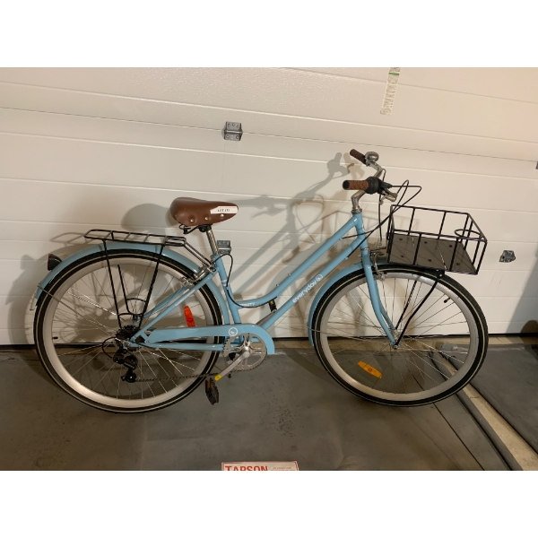 Trinity Everyday Cruiser Bike With Shimano Gears and Front Basket