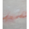 Image 2 : Huge Abstract Peach & Ivory Framed  Painting 36 w 48 h