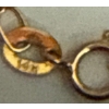Image 4 : Yellow Gold 14K Stamped Pendant & Chain, Clear Stones, Weighs 3.00g 