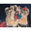 Image 3 : Fur Mittens w/ Yarn Attachments- Adult Sized, Length From Top to Tip 13"  