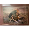 Image 3 : Framed Lion and Cub Wildlife Photograph with Double Matting
