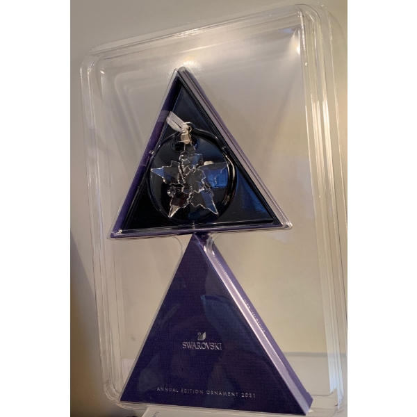 Swarovski Crystal 2021 Christmas Ornament 4T