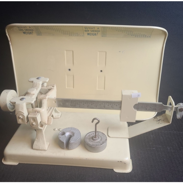 Vintage Health-o-Meter "Stork Scale" Model 350