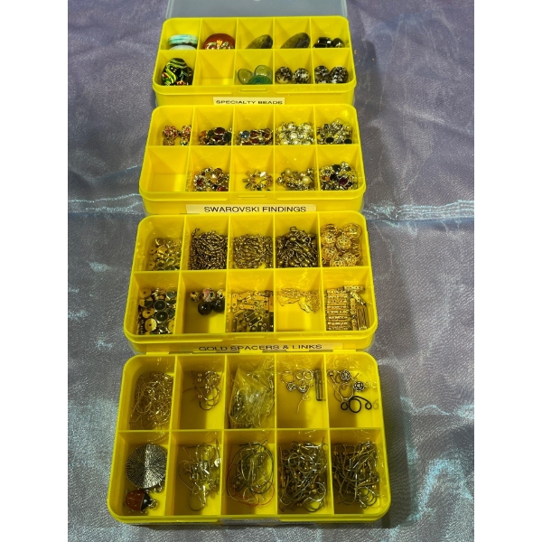 Large Collection of Beads/Findings for Jewelry Making