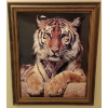 Image 1 : Vintage Tiger Laser Photograph Picture  20" x 23"tall