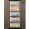 Image 1 : Framed Sequential Canadian Banknotes ($1 to $20) Featuring 1973 Series