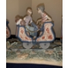 Image 8 : LLADRO 'At the Fair' Porcelain Sculpture (Broken Boy Unattached) - 23W, 8D, 8T