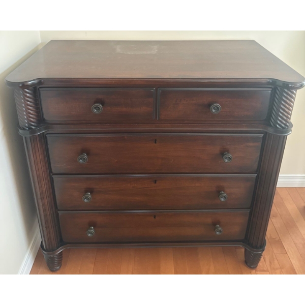 Durham Furniture George Washington Architect Traditional Bachelors Chest 30x19x31