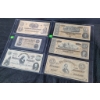 Image 1 : Confederate States of America Banknotes in Protective Sleeves