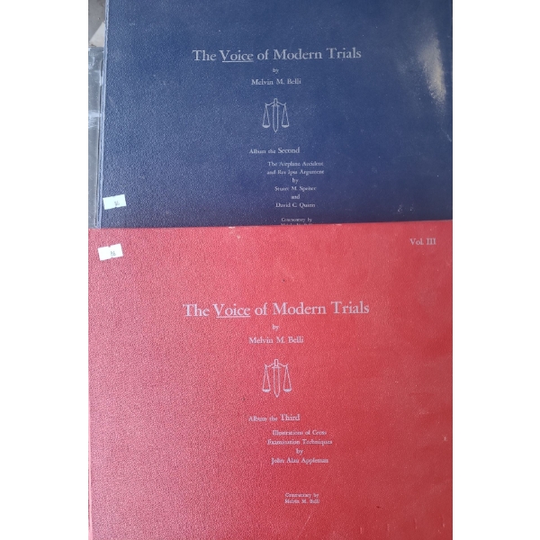 The Voice of Modern Trials by Melvin M. Belli Record Sets 
