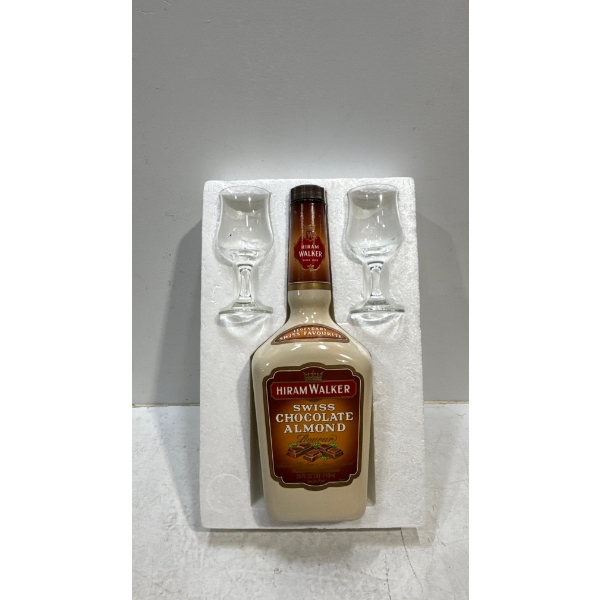 Hiram Walker Swiss Chocolate Almond Liqueur 710ml - Sealed