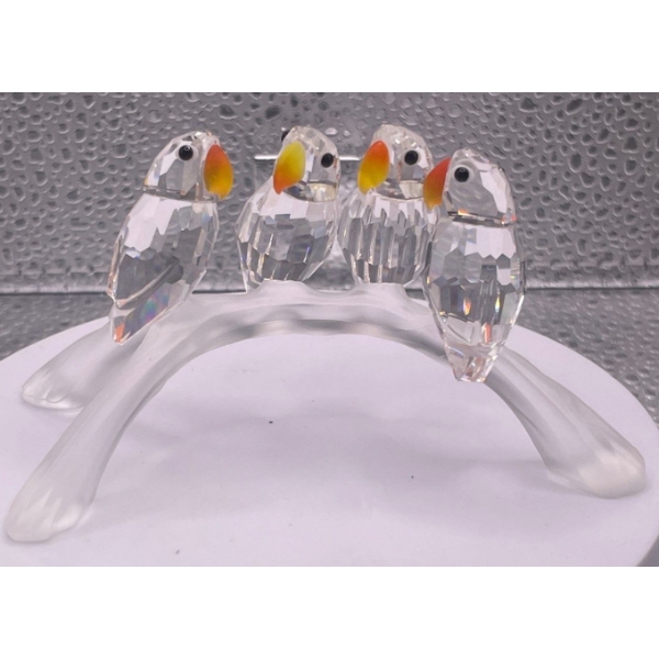 Swarovski Crystal 4 Budgies 