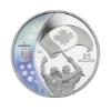 Image 1 : 2007 $25 Vancouver 2010 Olympic Winter Games: Athletes' Pride - Sterling Silver Hologram Coin