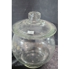 Image 3 : Vintage Glass- Cookie Jar 10 T, Dishes and Ceramic Lidded Bowl 