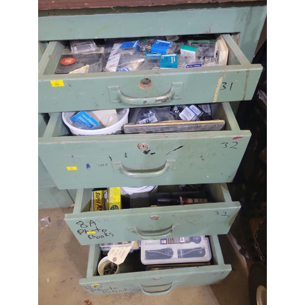 4 Drawers Jam Packed w/ All Your Home Building Needs - Rivets Multi Tool Components 