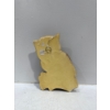 Image 2 : Chalk Animal, Brown Owl Sitting on a Branch 7.5H