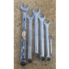 Image 1 : 6 Open/Box End Wrenches, Craftsman & Assorted Brands, SAE Sizes