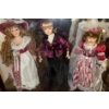 Vintage Decked Out Dolls - Collectors Porcelain Victorian Style Derby Hats 15T