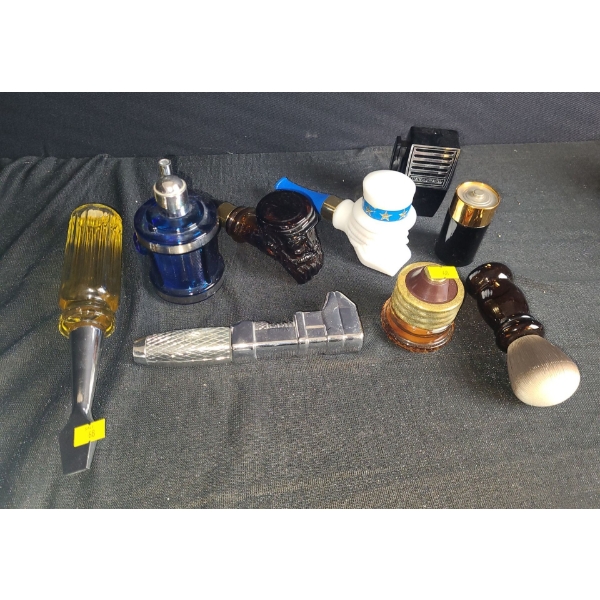 Avon Collectibles Including: Screwdriver, Pipes, Barber's Brush and More! No Boxes