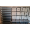 Image 1 : Shoe Shelf 33.5 w, 63 h, 11 d and Clothing Rack 67 w, 66 h, 17.5 d  