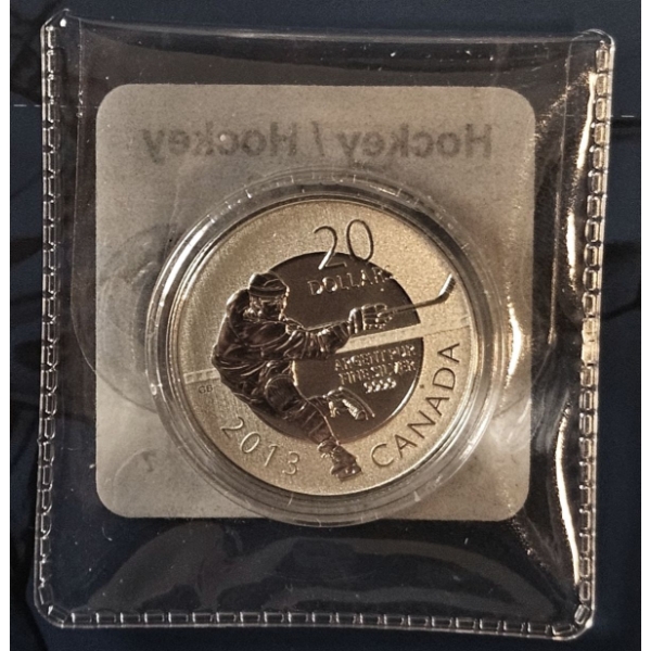 2013 $20 for $20 Hockey - 99.9% Fine Silver Coin - #3