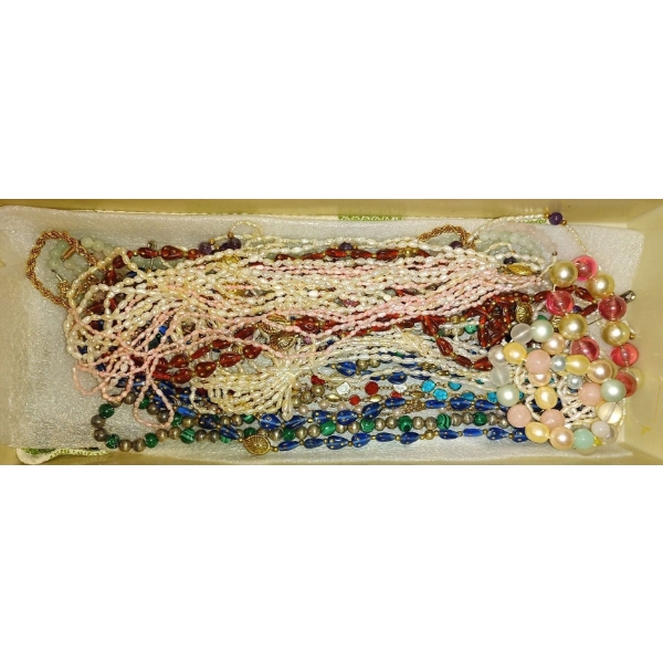 Tray of Assorted Costume Jewelry  Earrings, Bracelet, Necklaces & More