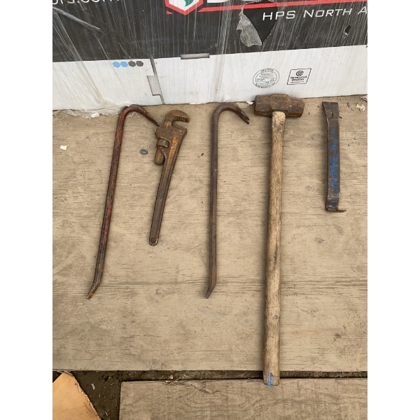 Heavy Duty Hand Tools – Wrenches, Pry Bars, Sledgehammer